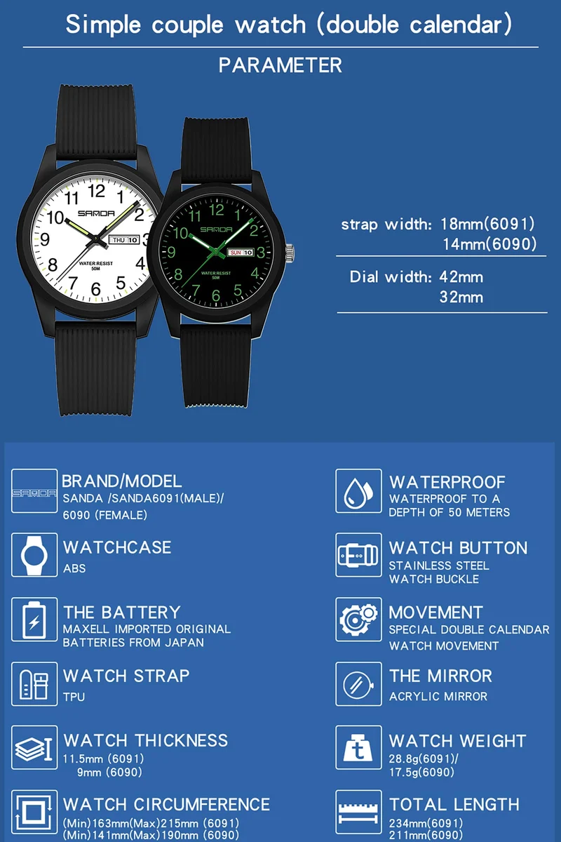 Findtime Day Date Watches for Men Easy Read Dial with Luminous Analog Second Hand Gold Arabic Numerals Waterproof White Silicone Band