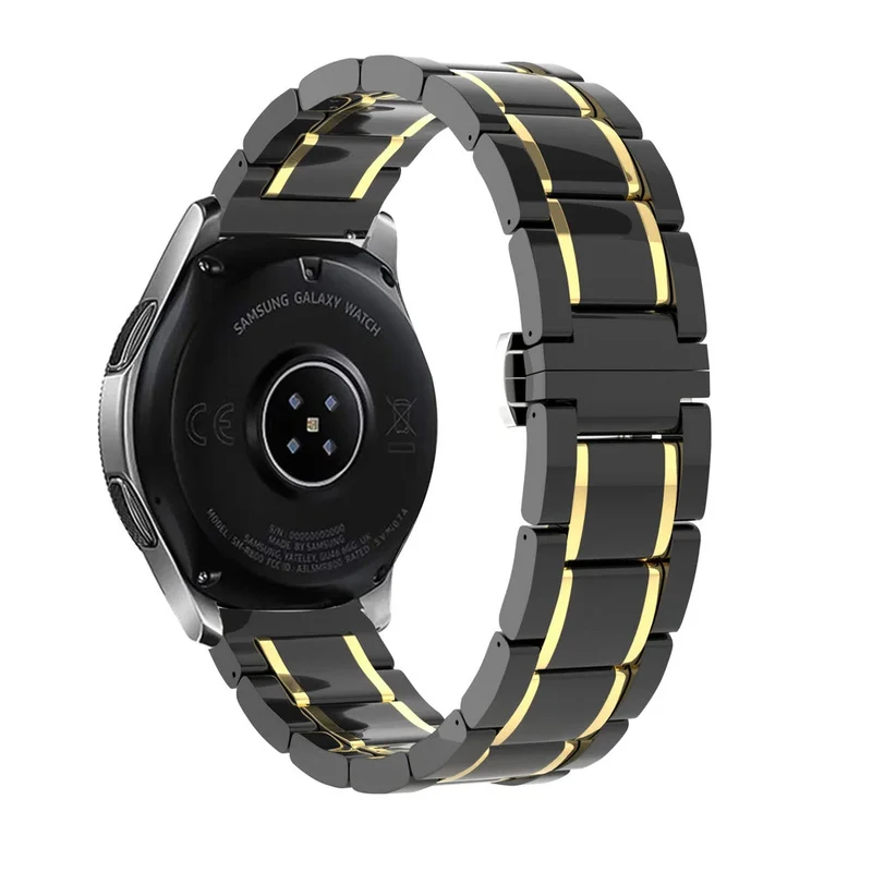 Huawei Watch GT 7 - 41mm Keramik Gliederarmband (Schwarz/Gold)
