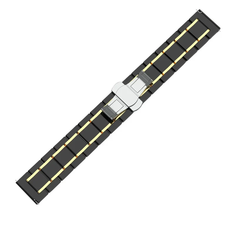 Huawei Watch GT 7 - 41mm Keramik Gliederarmband (Schwarz/Gold)