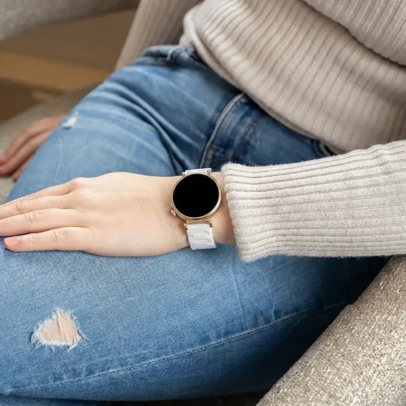Zenwatch Venice Pro 2 Keramikarmband (Weiß)