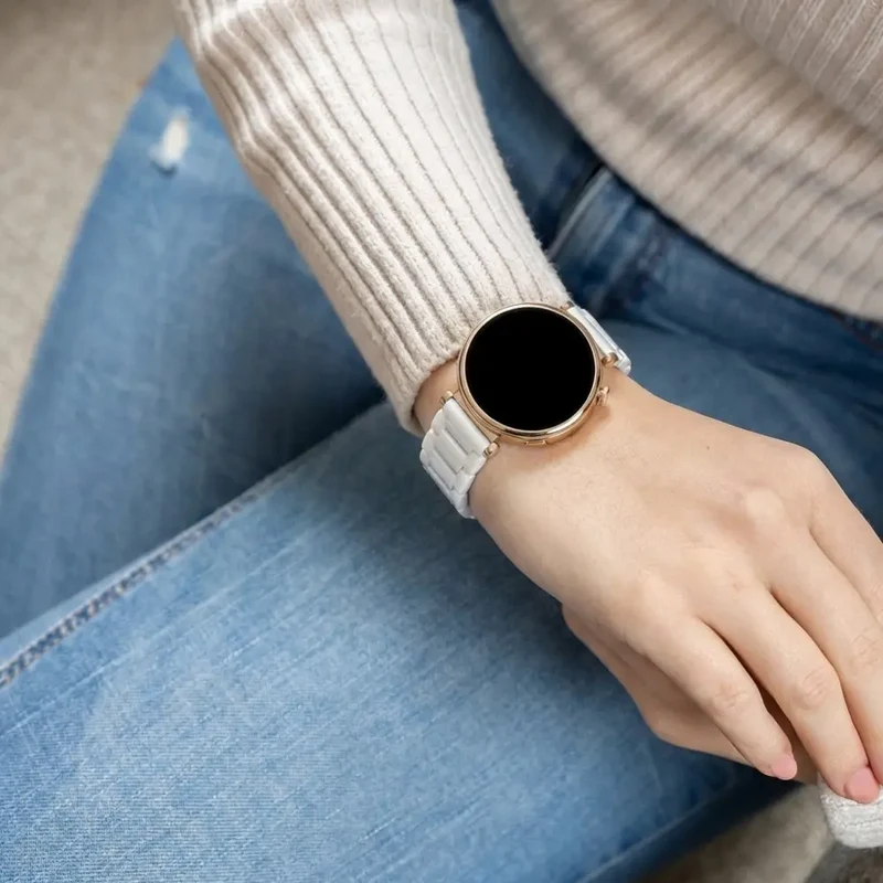 Zenwatch Venice Pro 2 Keramikarmband (Weiß)