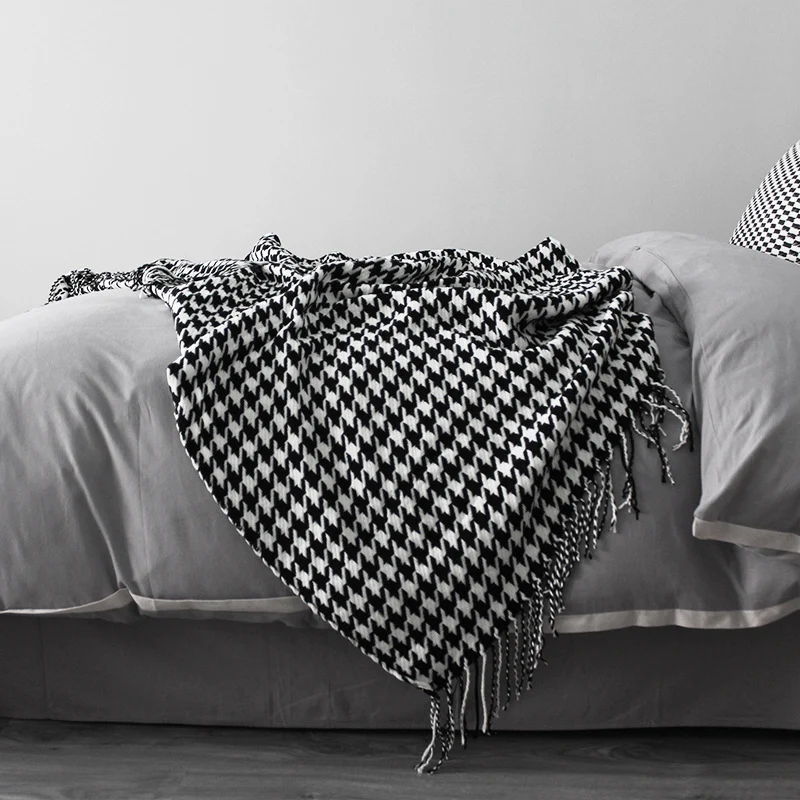 Gemütliche Strickdecke