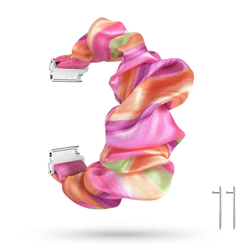 Zenwatch Venice Pro 2 Scrunchie Armband (Regenbogen)
