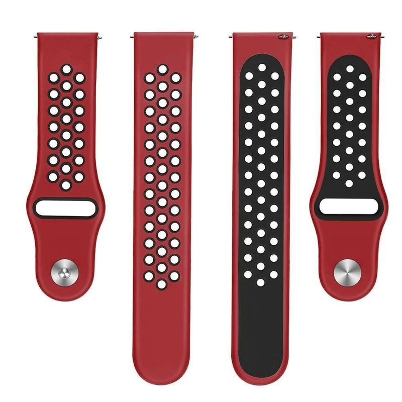 Zenwatch Venice Pro Sportarmband (Rot/Schwarz)