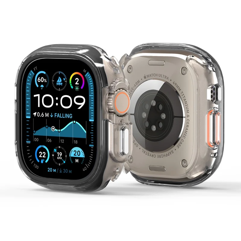 Weich Apple Watch Ultra / Apple Watch Ultra 2 Silikon Hülle