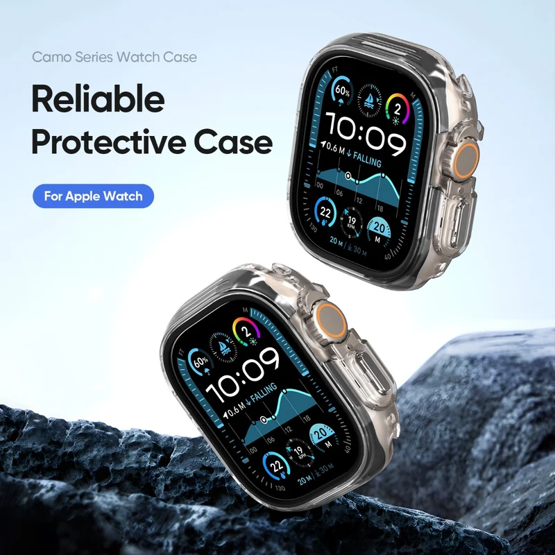 Weich Apple Watch Ultra / Apple Watch Ultra 2 Silikon Hülle