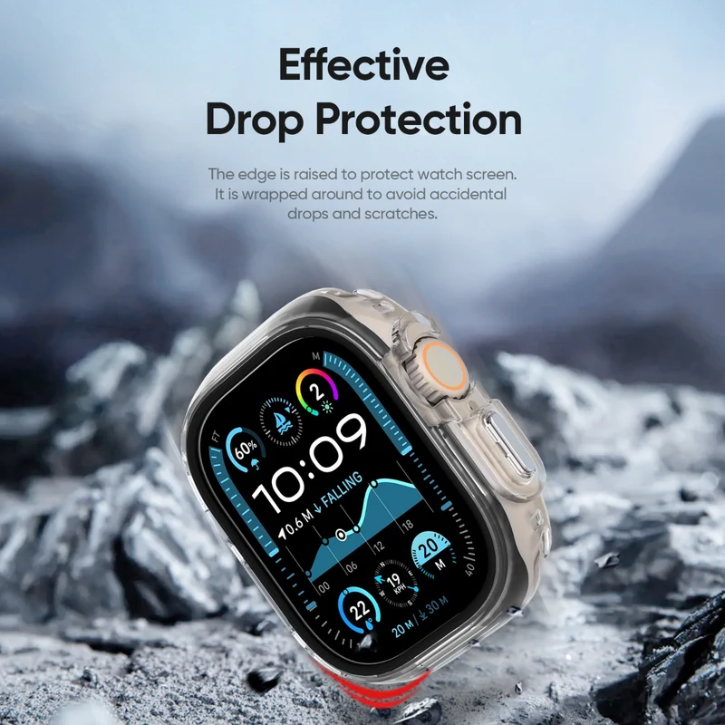 Weich Apple Watch Ultra / Apple Watch Ultra 2 Silikon Hülle