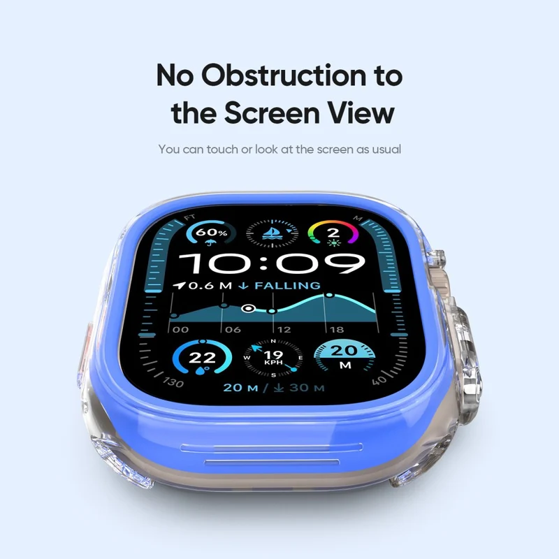 Weich Apple Watch Ultra / Apple Watch Ultra 2 Silikon Hülle