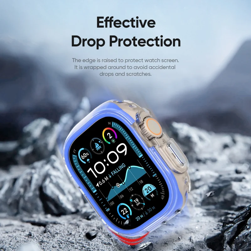 Weich Apple Watch Ultra / Apple Watch Ultra 2 Silikon Hülle