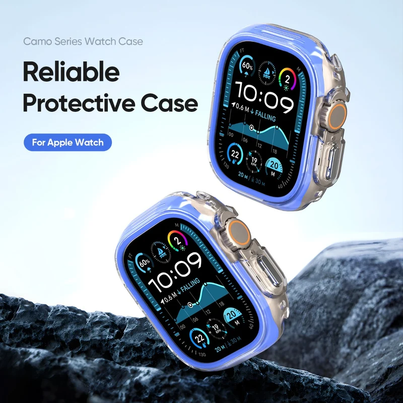 Weich Apple Watch Ultra / Apple Watch Ultra 2 Silikon Hülle