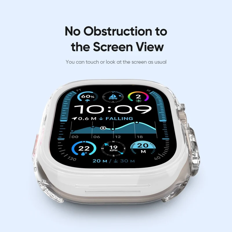 Weich Apple Watch Ultra / Apple Watch Ultra 2 Silikon Hülle