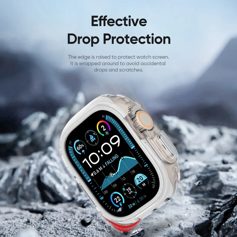 Weich Apple Watch Ultra / Apple Watch Ultra 2 Silikon Hülle