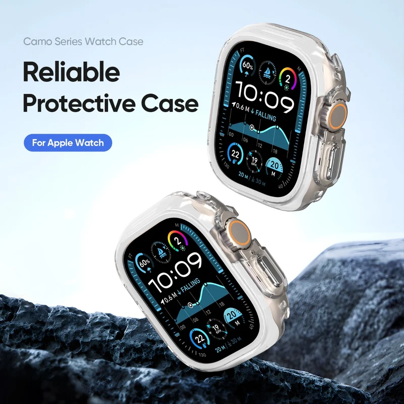 Weich Apple Watch Ultra / Apple Watch Ultra 2 Silikon Hülle
