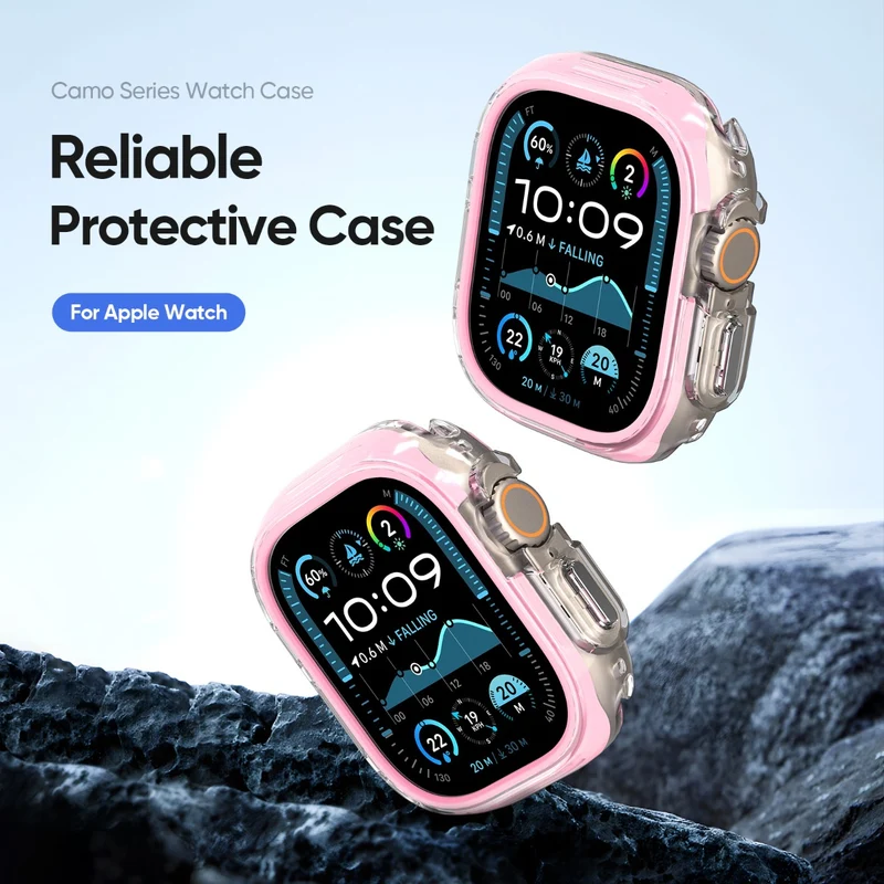 Weich Apple Watch Ultra / Apple Watch Ultra 2 Silikon Hülle