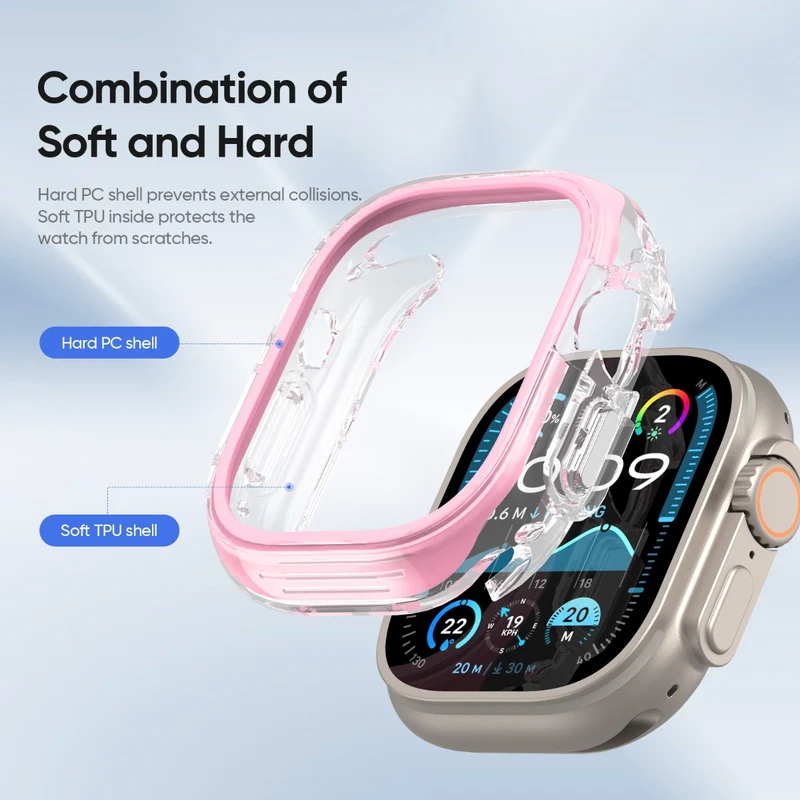 Weich Apple Watch Ultra / Apple Watch Ultra 2 Silikon Hülle