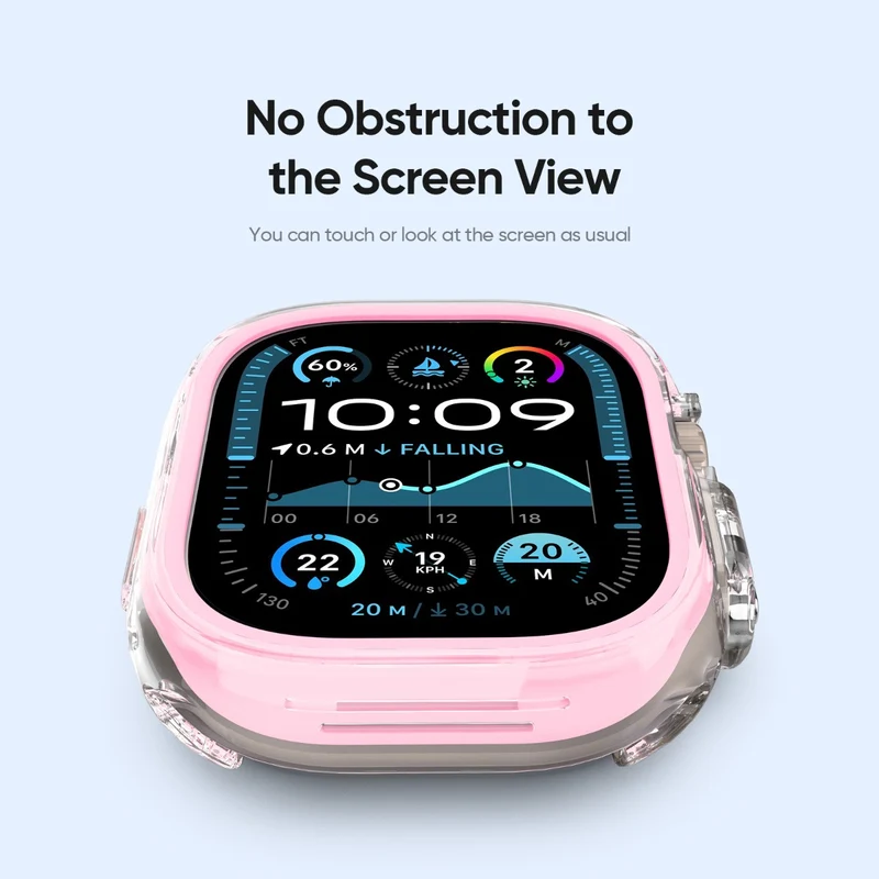 Weich Apple Watch Ultra / Apple Watch Ultra 2 Silikon Hülle