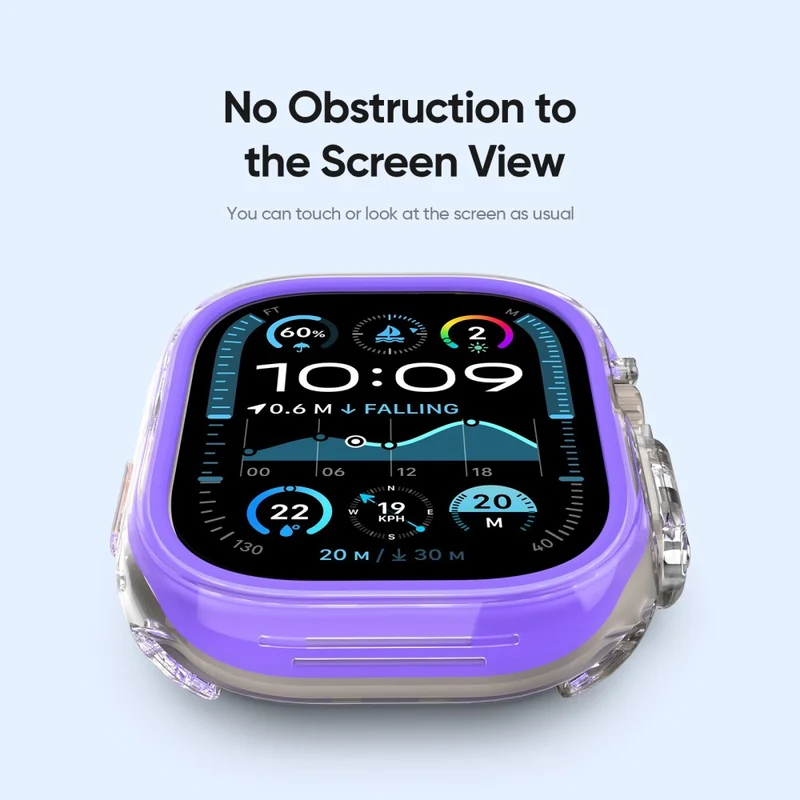 Weich Apple Watch Ultra / Apple Watch Ultra 2 Silikon Hülle