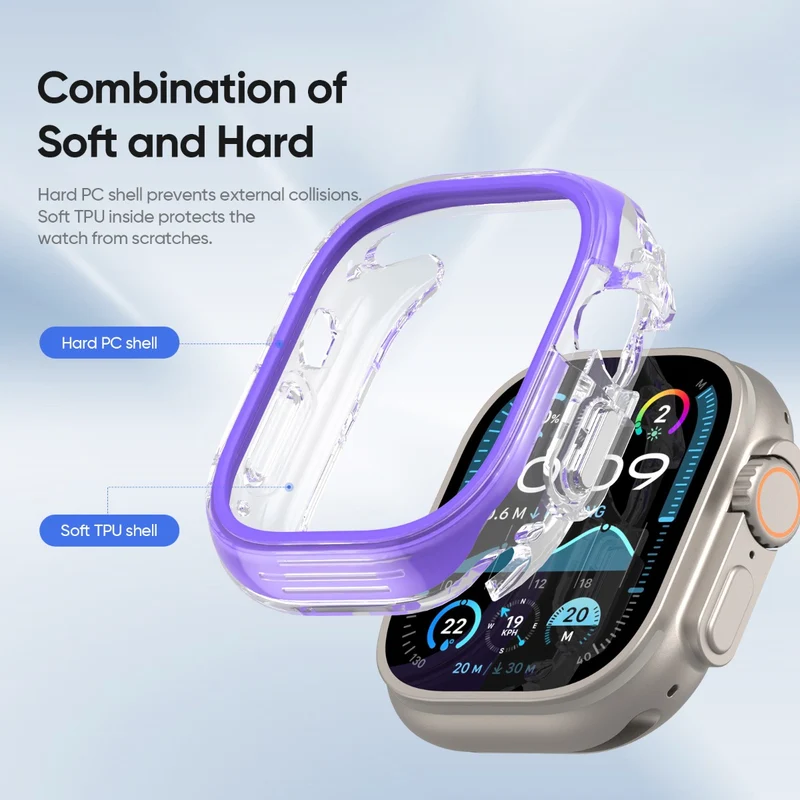 Weich Apple Watch Ultra / Apple Watch Ultra 2 Silikon Hülle