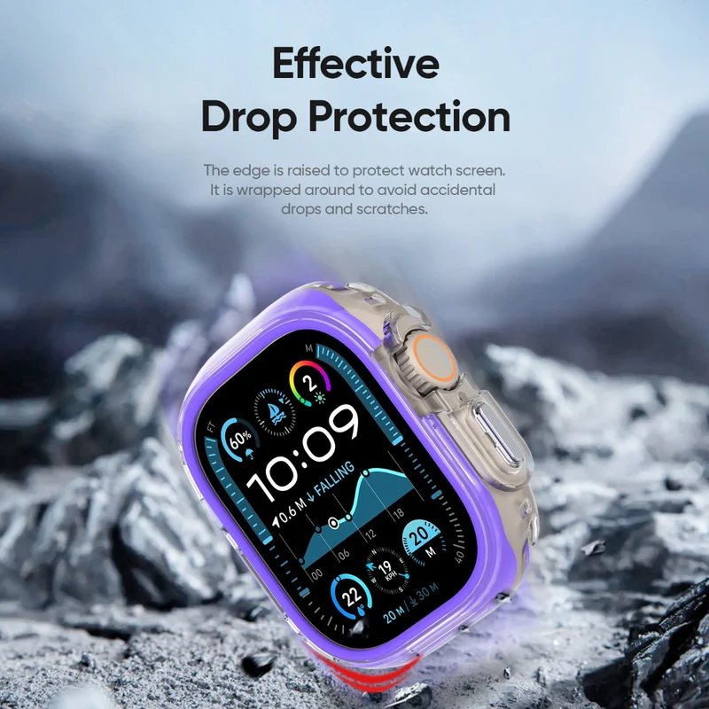 Weich Apple Watch Ultra / Apple Watch Ultra 2 Silikon Hülle