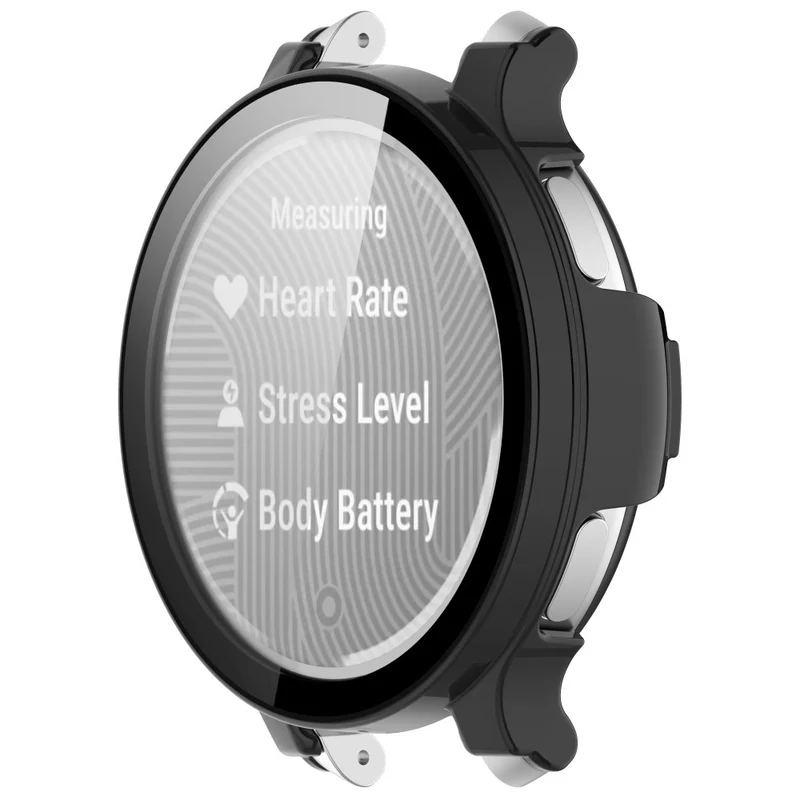 Weich Garmin Lily 2 Active Hülle mit Displayschutz in Glas und Silikon