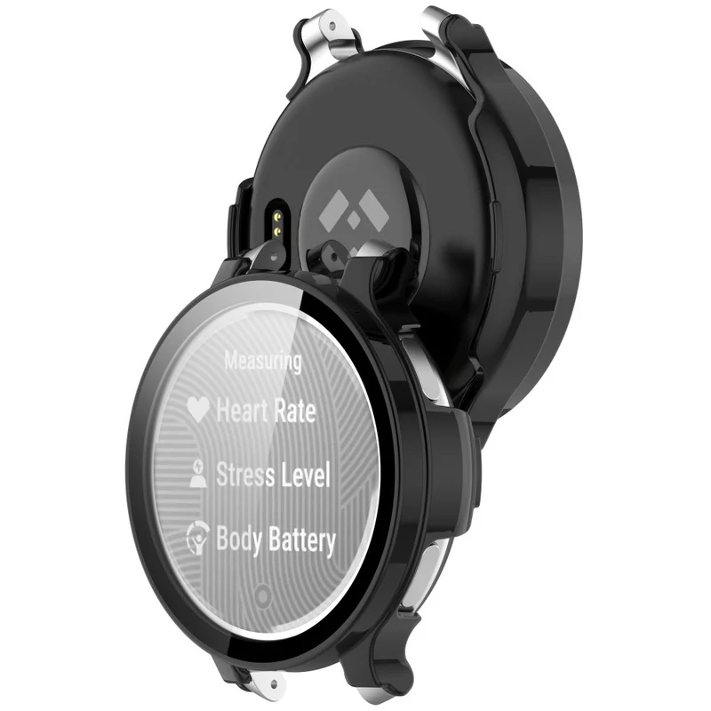 Weich Garmin Lily 2 Active Hülle mit Displayschutz in Glas und Silikon