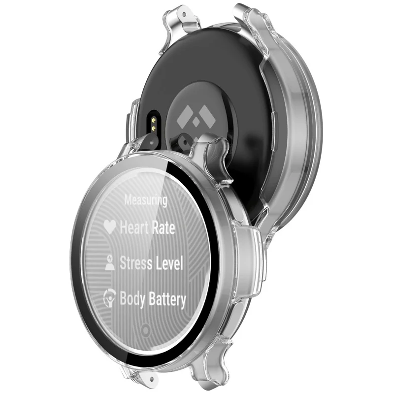 Weich Garmin Lily 2 Active Hülle mit Displayschutz in Glas und Silikon