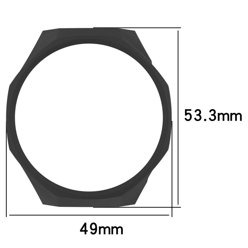 Huawei Watch GT 5 Pro 46mm Schützende Silikon Bumper