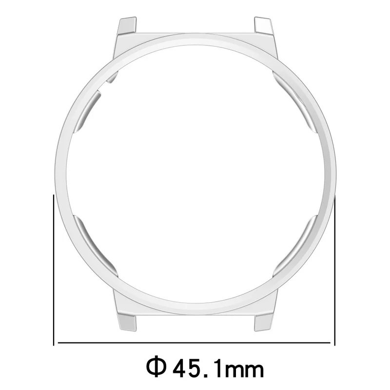 Huawei Watch GT 5 Pro 42mm Schützende Silikon Bumper