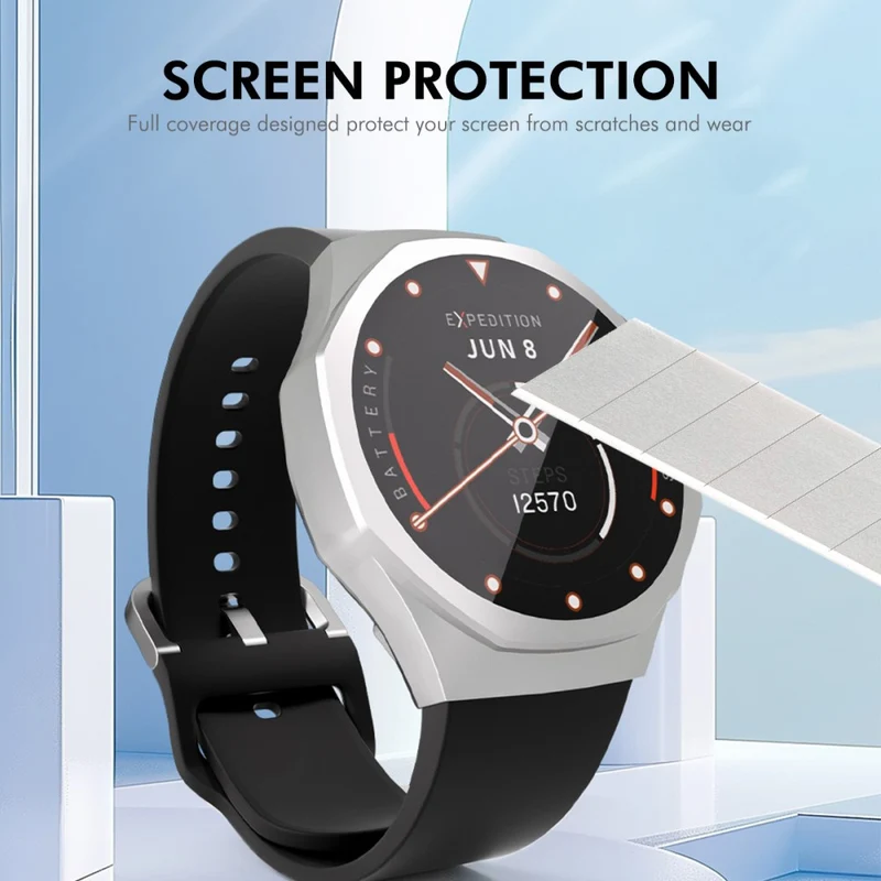 Flexibel Huawei Watch GT 5 Pro 46mm Hülle mit Displayschutz in Silikon