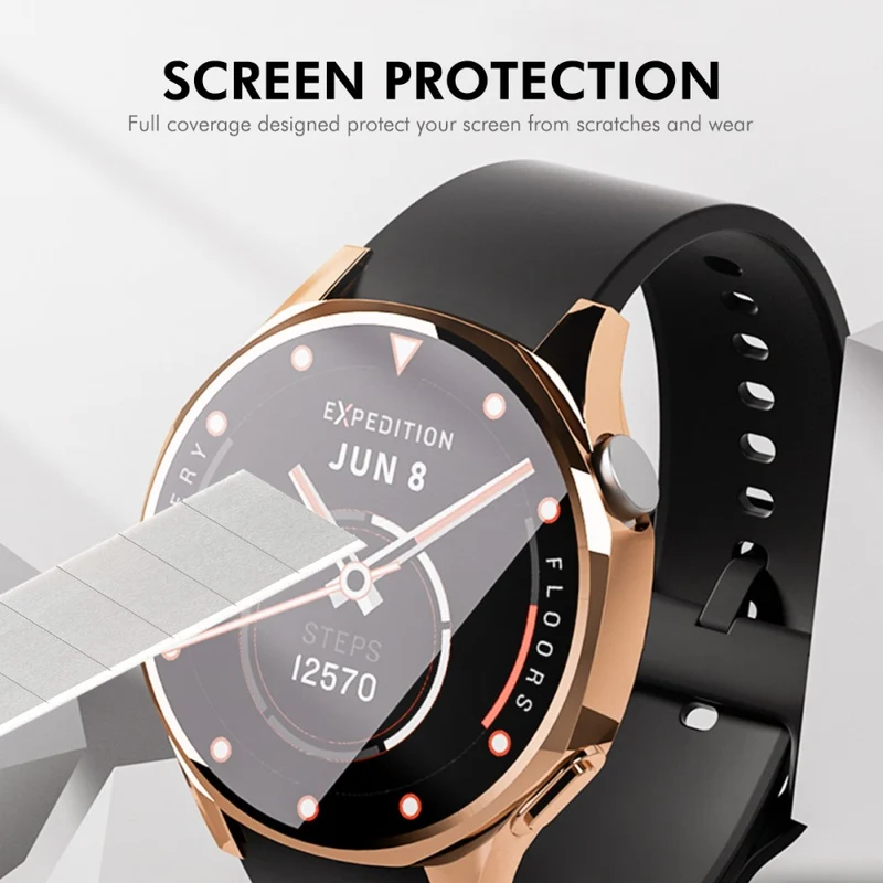 Süß Huawei WATCH GT 5 46 mm Hülle mit Displayschutz in Silikon