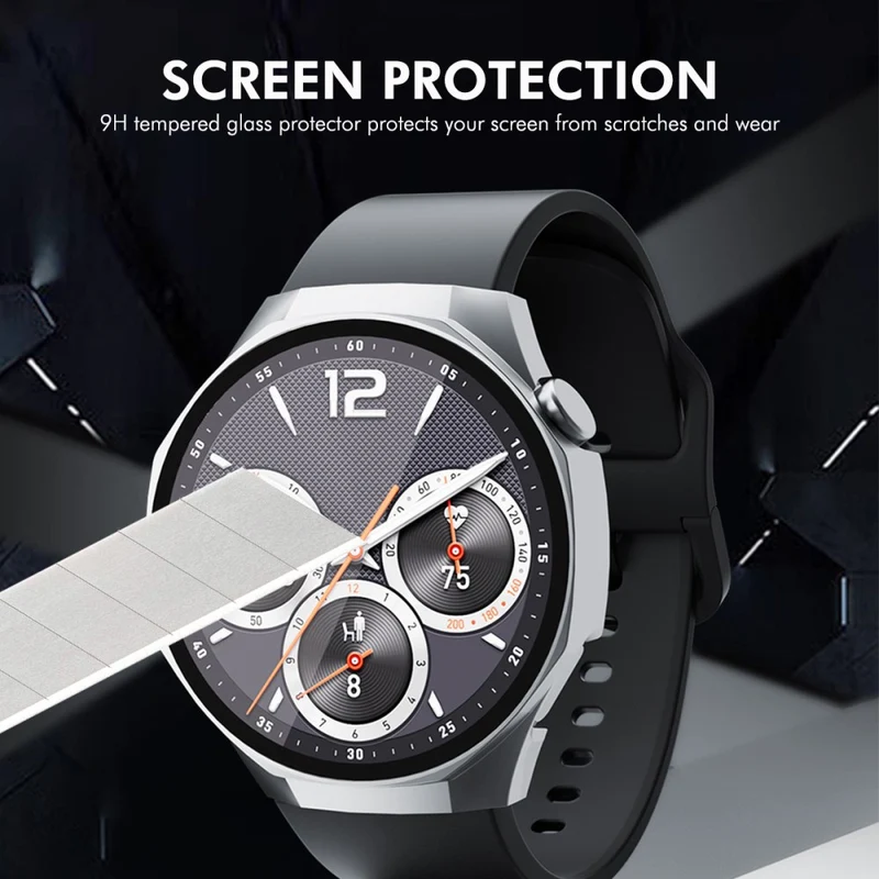 Super Schön Huawei Watch GT 5 Pro 46mm Hülle mit Displayschutz in Glas und Silikon