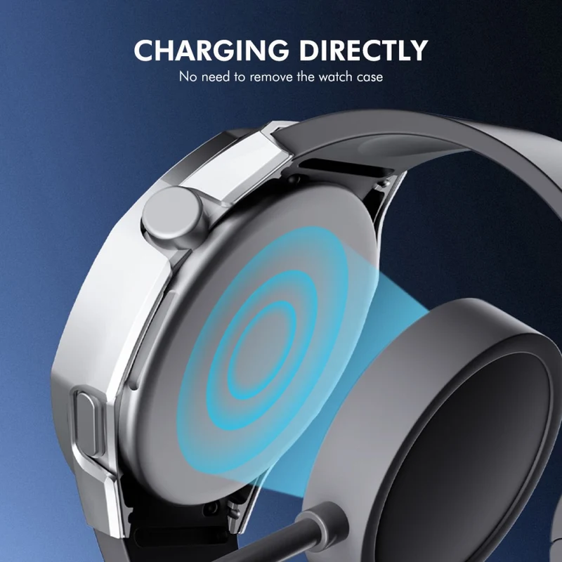 Super Schön Huawei Watch GT 5 Pro 46mm Hülle mit Displayschutz in Glas und Silikon