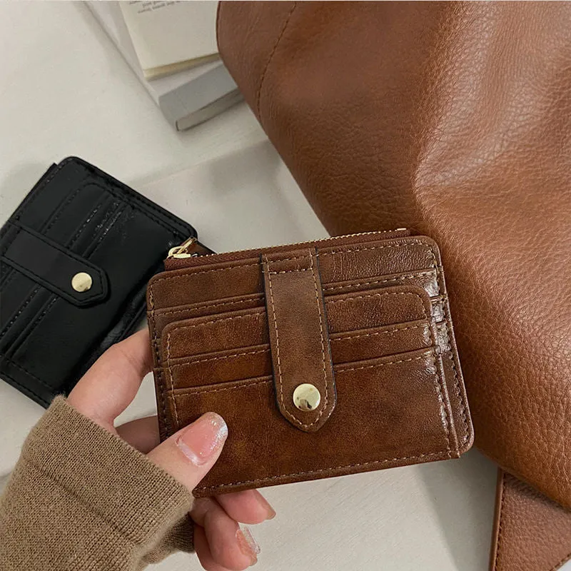 Kompakte RFID-blockierende Geldbörse