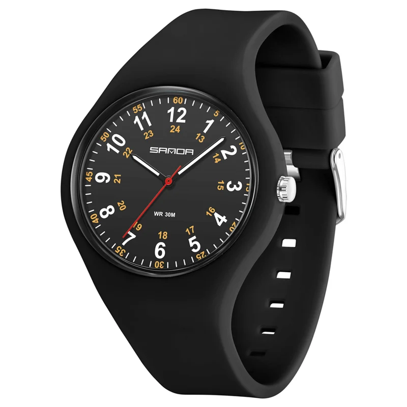 Findtime Watches for Women Ladies Jelly Casual Simple Nurse Easy to Read Arabic Numerals Girls Womens-3253