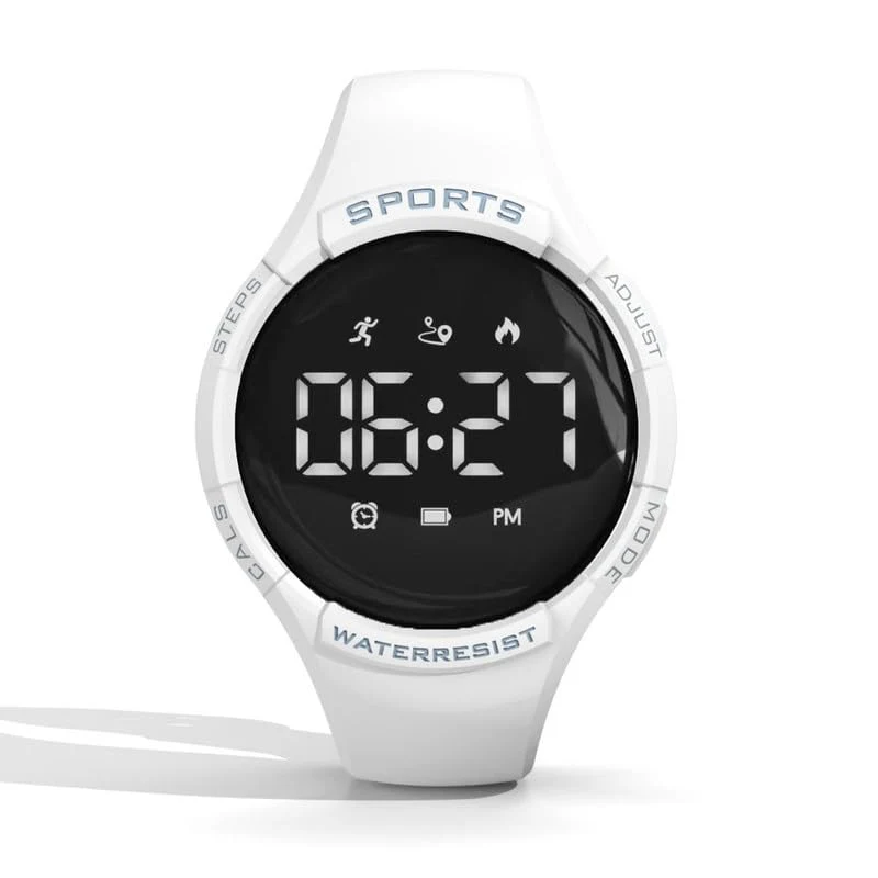 T5GL Womens Fitness Tracker Pedometer Watch Step Counter Calorie Distance 5ATM Waterproof Teens Watch Alarm Digital Ladies Fitness Watch Sport Girls