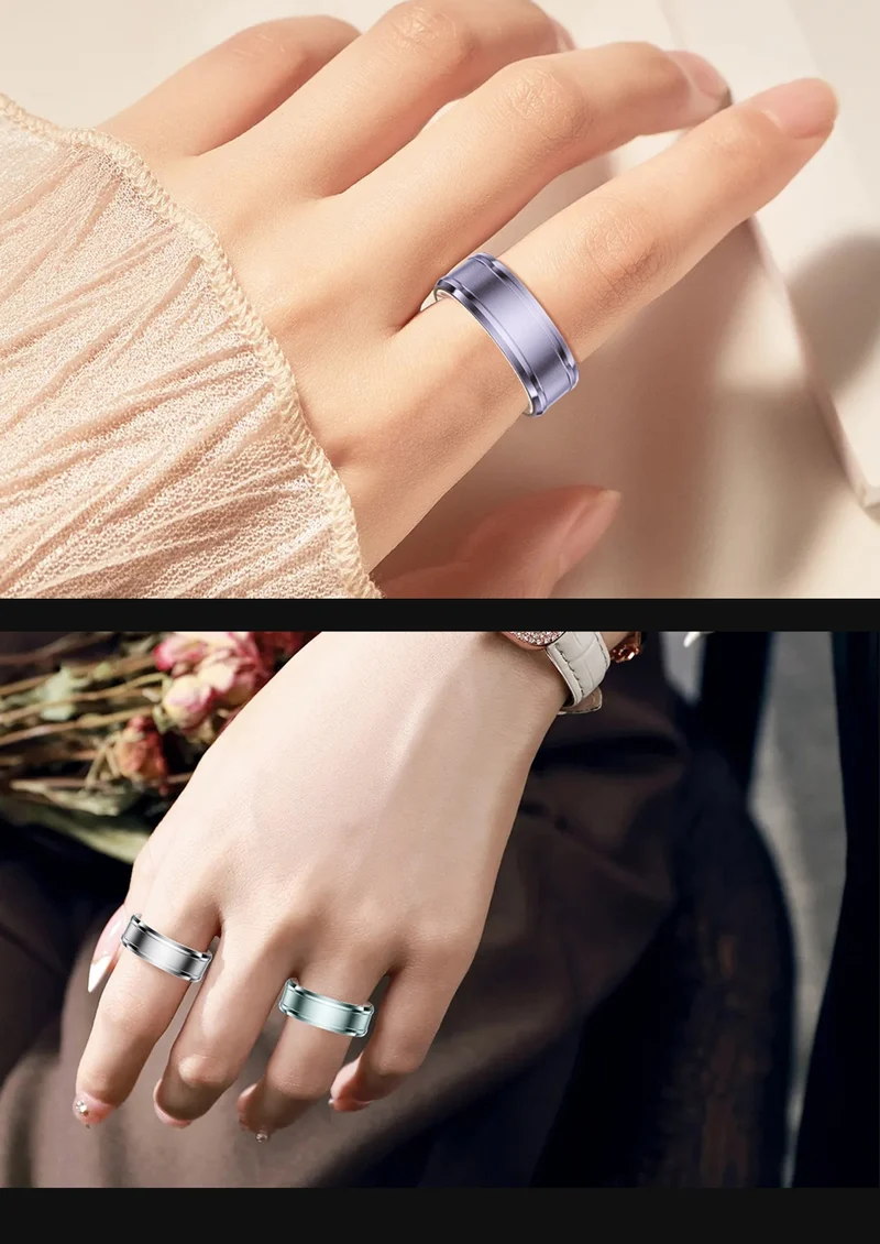 R3 Smart Rings for Men Women Fitness Ring Heart Rate Monitor Sleep Tracker Fitness Tracker