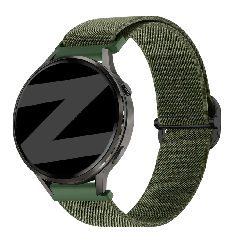 Bandz Garmin Forerunner 70 Elastisches Armband (Armeegrün)