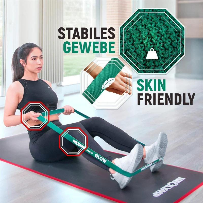Fitnessbänder lang aus Stoff