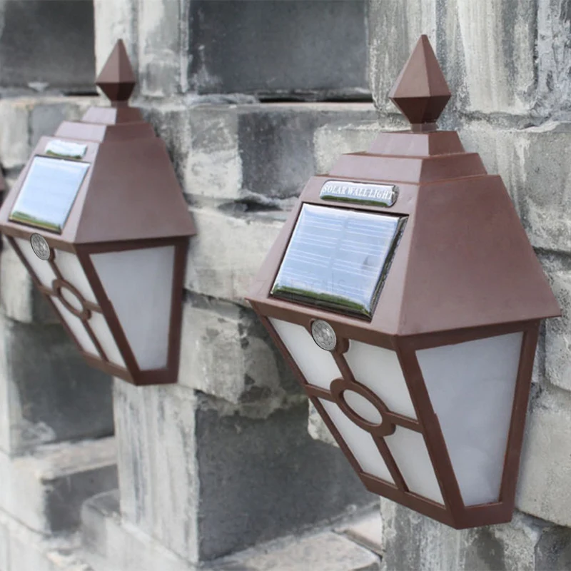 Solarbetriebene Bewegungsmelder-Sicherheitswandlampe