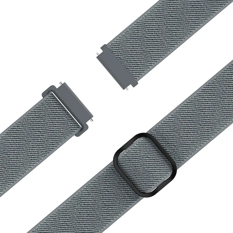 Bandz Garmin Vivoactive 4s Elastisches Armband (Graublau)