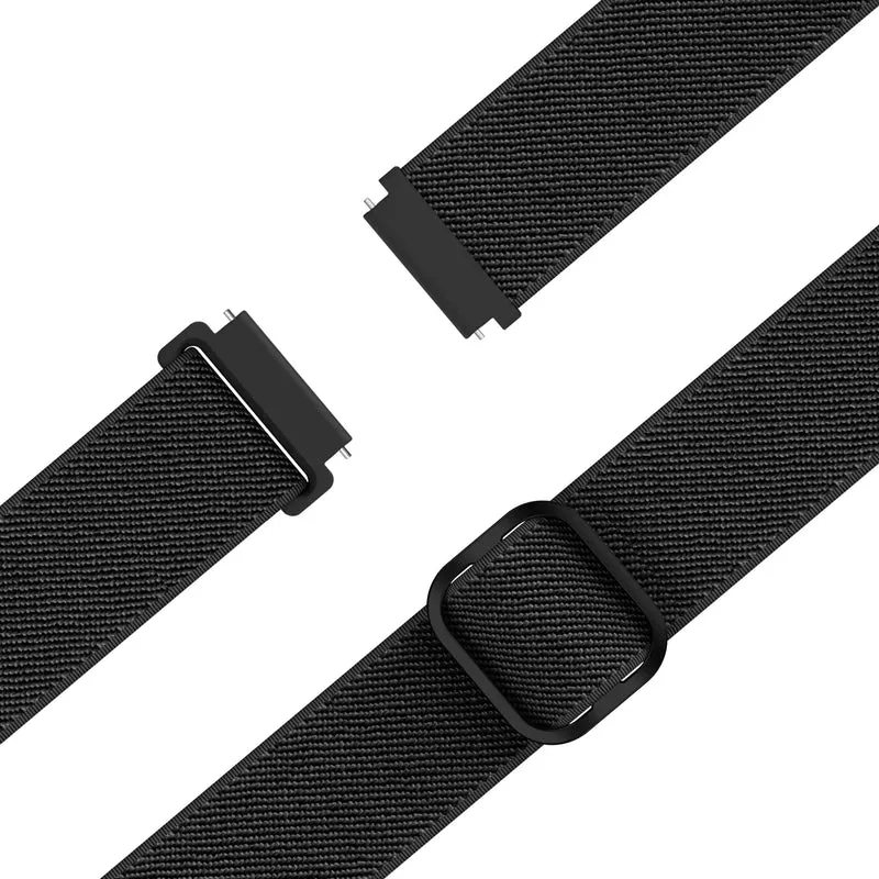 Bandz Garmin Forerunner 255s Elastisches Armband (Schwarz)