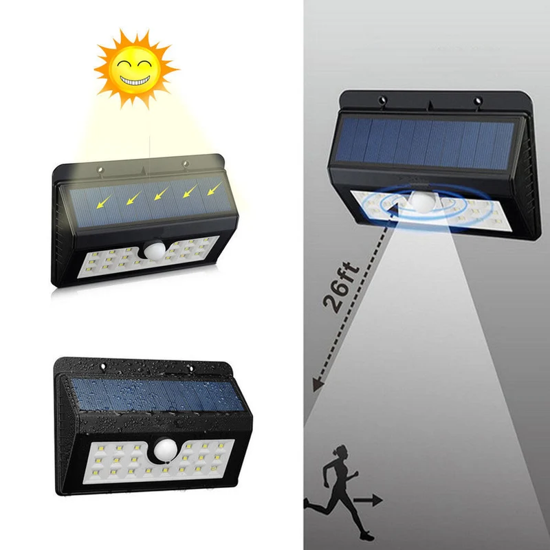 Moderne Outdoor Quadratische LED Wandlampe