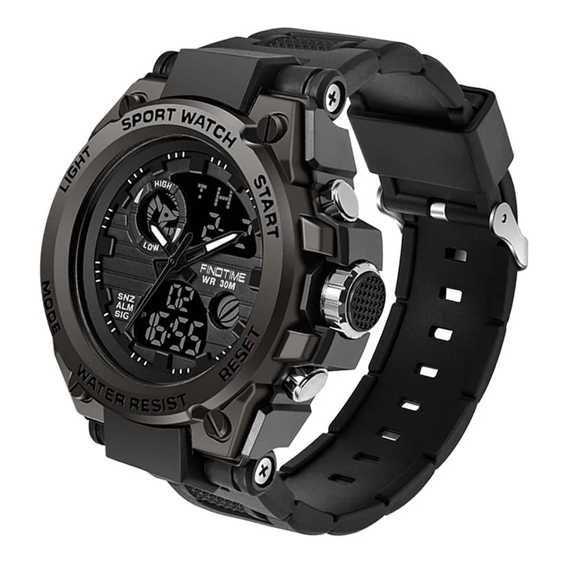 Men's Military Digital Watch Waterproof Tactical Watch with Alarm LED Outdoor Sports Stopwatch