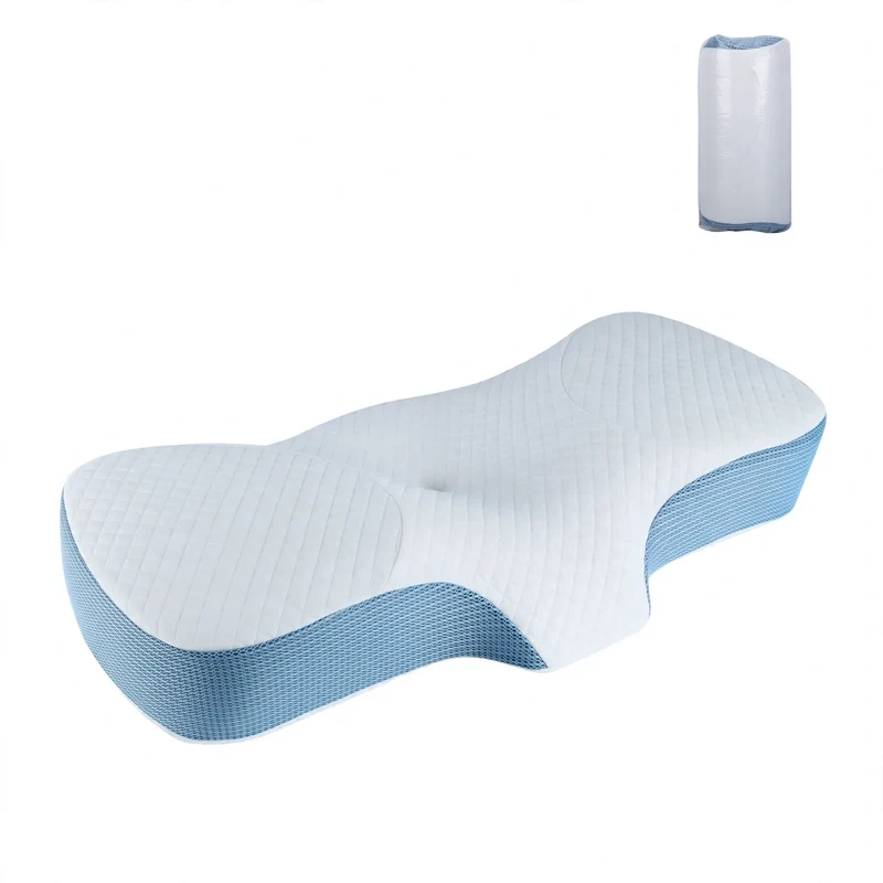 Nackenstützkissen aus Memory-Foam, Schmetterlingsform