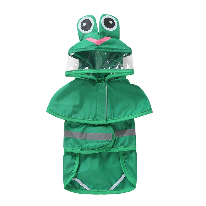 Hunderegenjacke mit Reflektoren, mehrere Designs