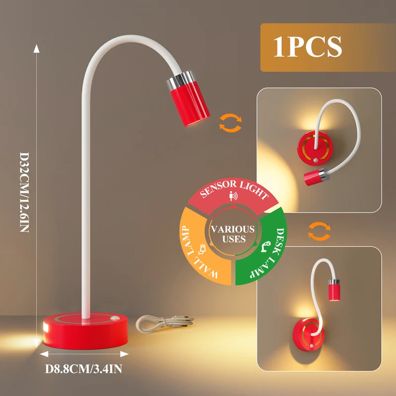 Flexible Multifunktionale Sensor-Schreibtischlampe