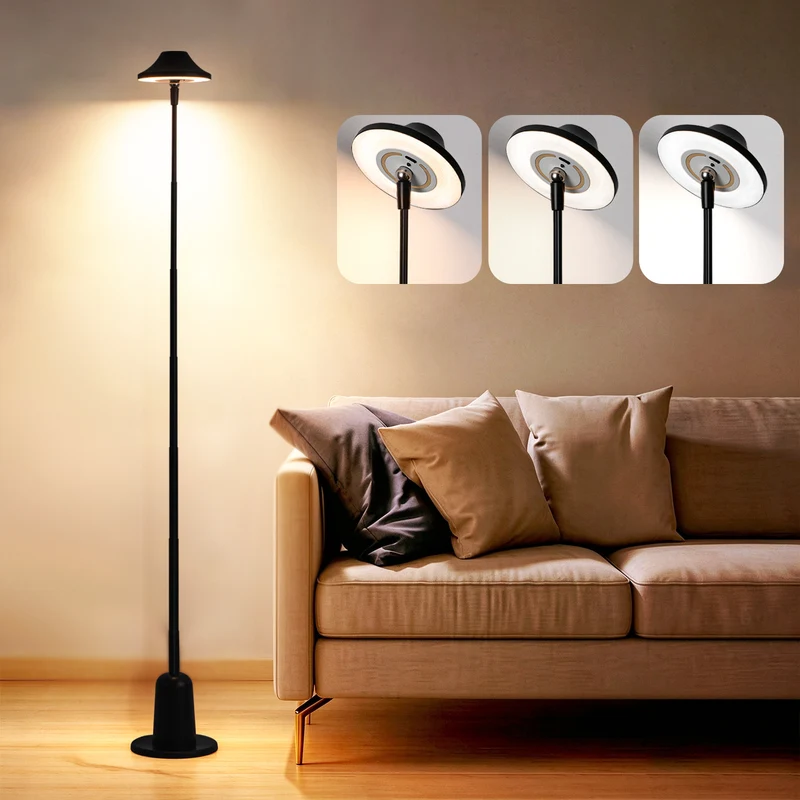 Elegante verstellbare Stehlampe
