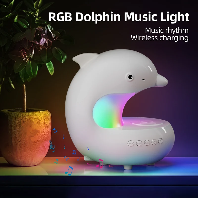 Delfin-förmige Bluetooth-Lautsprecherlampe