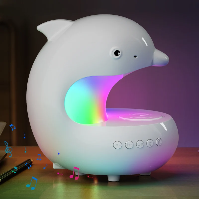 Delfin-förmige Bluetooth-Lautsprecherlampe