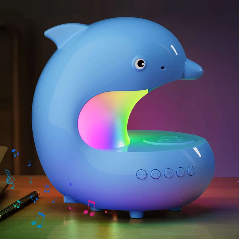 Delfin-förmige Bluetooth-Lautsprecherlampe